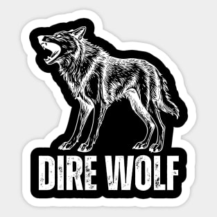 Dire-Wolf Sticker